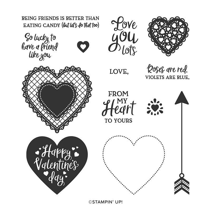 HEARTFELT PHOTOPOLYMER STAMP SET (ENGLISH)