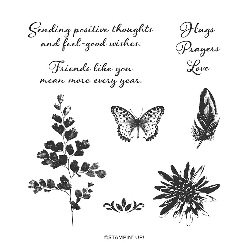 Positive Thoughs Stamp Set at Wild West Paper Arts