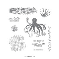 Océan De Textures Cling-Mount Stamp Set (French)