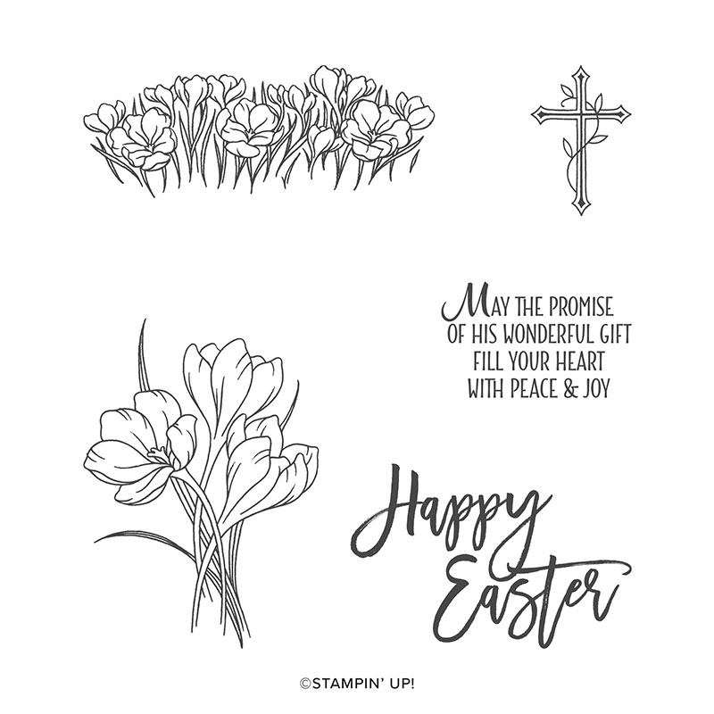 EASTER PROMISE CLING STAMP SET (ENGLISH)