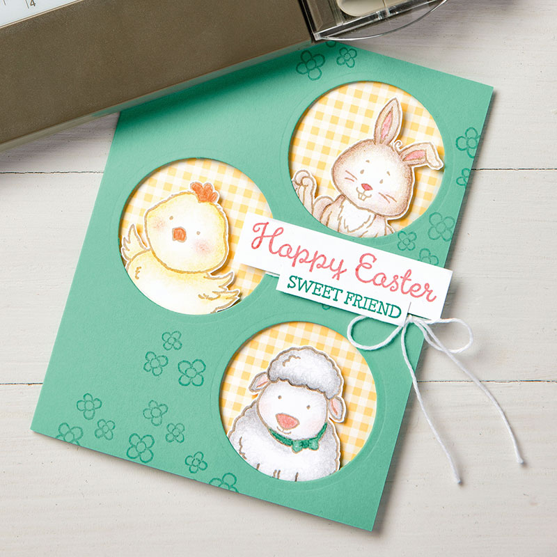 WELCOME EASTER CLING STAMP SET (ENGLISH)