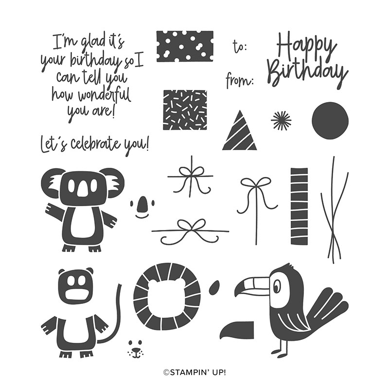 BONANZA BUDDIES PHOTOPOLYMER STAMP SET