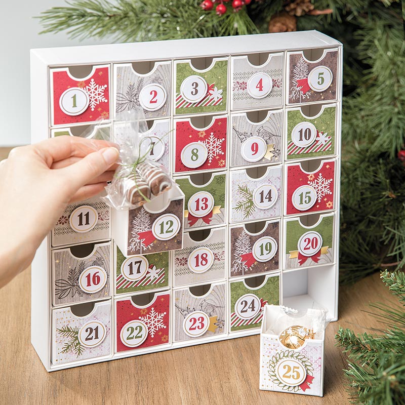 CHRISTMAS COUNTDOWN CLING STAMP SET