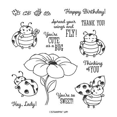 LITTLE LADYBUG HOST CLING STAMP SET (ENGLISH)