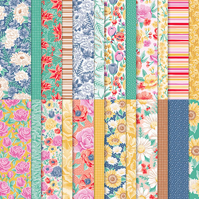 FLOWERS FOR EVERY SEASON 6 X 6 (15.2 X 15.2 CM) DESIGNER SERIES PAPER