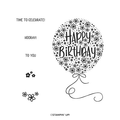 HOORAY TO YOU CLING STAMP SET