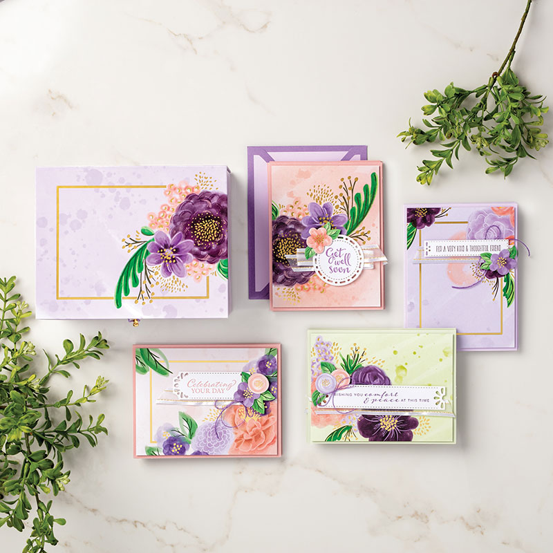 Gorgeous Posies stamp set #153289