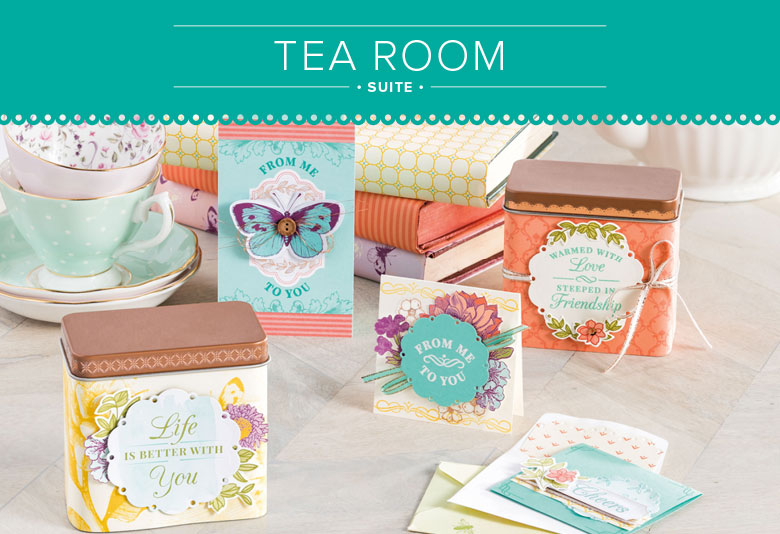 Tea Room Suite for Paper Craft and Card Making