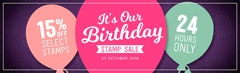 It's Our Birthday Stamp Sale